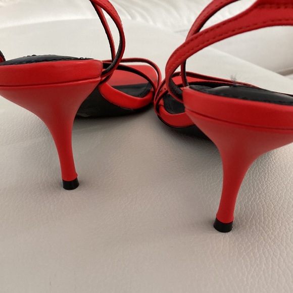 Reiss Bali Leather Strappy Sandal 8.5 - Picture 7 of 9